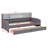 Upholstered Platform Bed With Storage And Drawers-1242455706