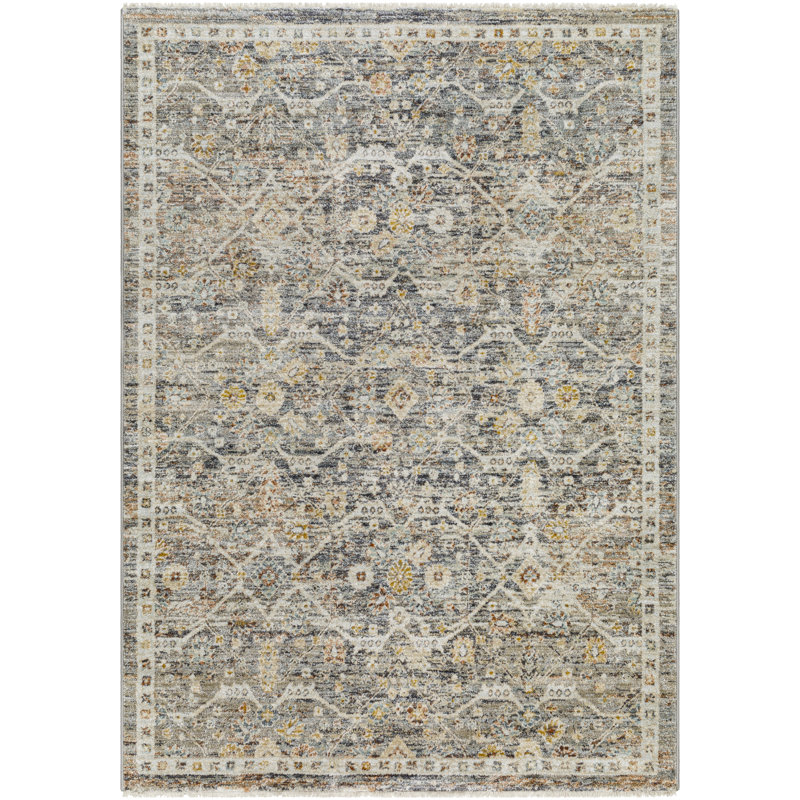 Oriental Indoor Rug, Rectangle 9' x 12'7"