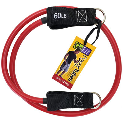 Tube de puissance Gofit® avec 60 lb Résistance (rouge foncé)