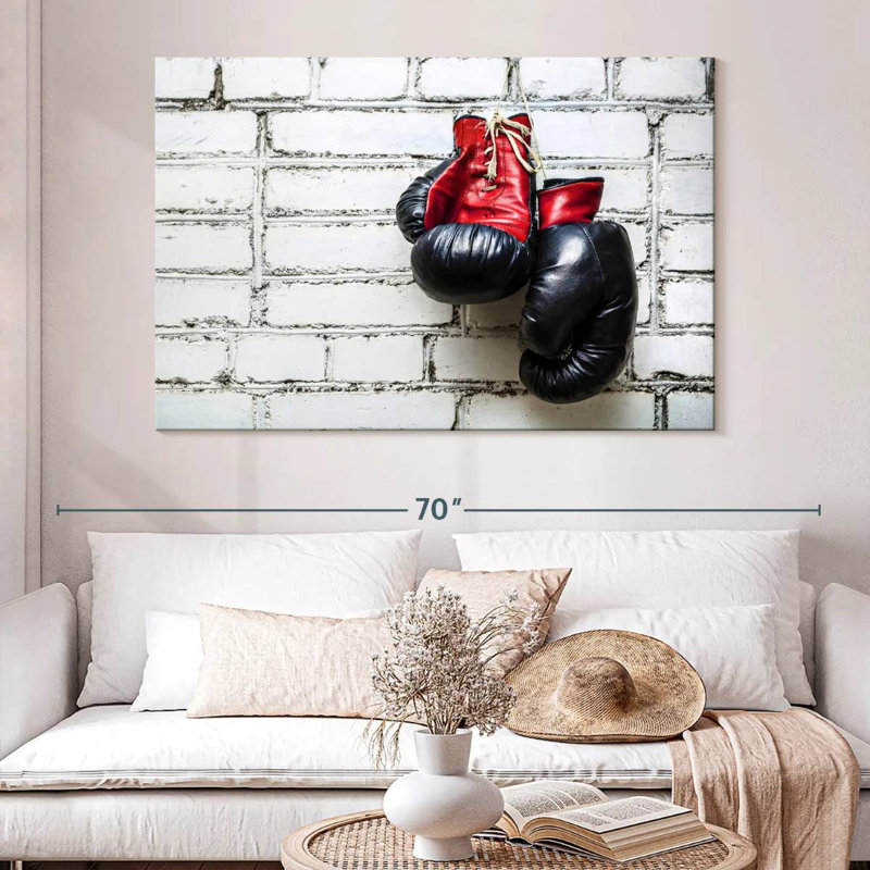 Gants de boxe Sireci, H 34 po x l 51 po