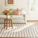 Ilona Striped Hand Loomed Cotton Area Rug in Ivory/Light Gray