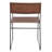 Rydon 18.5'' H Leather Upholstered Metal Armchair-1473357161