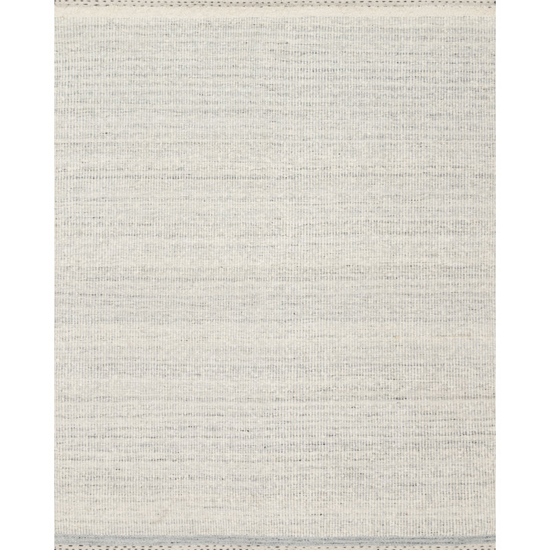 Tapis rayé tissé à la main Larissa, Rectangle 3 pi 6 po x 5 pi 6 po