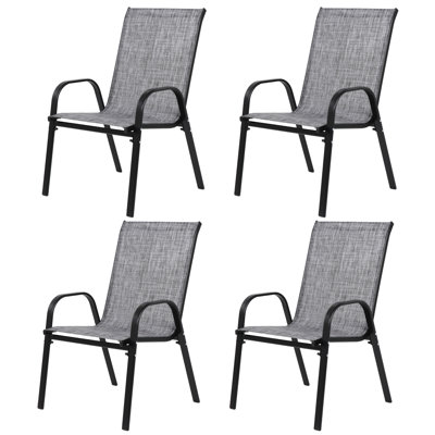 4 chaises de patio (sans la table)