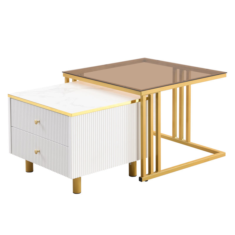 Adamarys Coffee Table with Storage