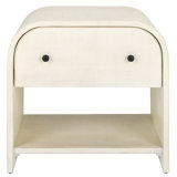 Jaqualina 1 Drawer Wood Nightstand