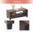 Asly Rectangular Metal Outdoor Coffee Table , 20.1'' in. W 45.3'' in. D-711653244