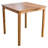 Rubberwood Square Solid Wood Top with Solid Wood Base Dining Table-118539677