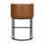 Leather Brown Seat/Black Frame