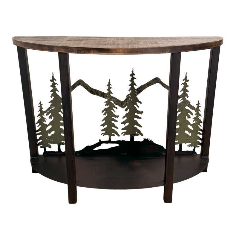 ENSEMBLE DE TABLE EN ARBRE À MOTIFS À TIGE / MÉTAL BRUN ROGÉ 1- TABLETTE À CAFÉ 1-TABLE À SOFA 2-17 TABLES CARRÉES TOUTES