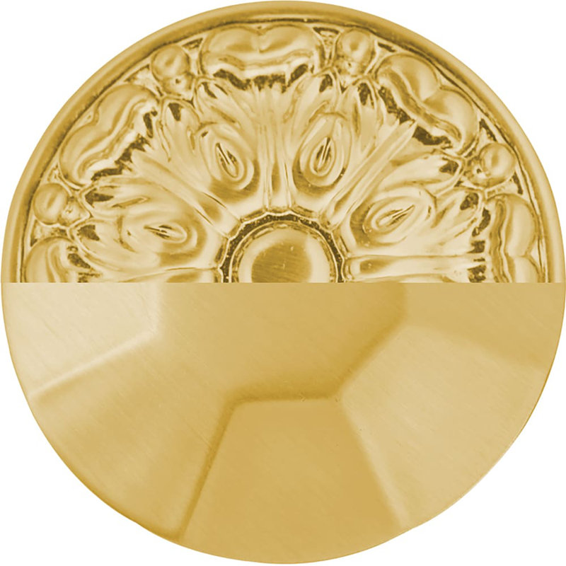 Wexler 1/2" Length Bar Knob, Royal Brass