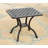 Caswell Square Metal Outdoor Side Table , 21.5'' in. W 21.5'' in. D