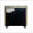 Beige Velvet Nightstand