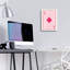  Art mural en verre «Ace Of Diamonds» par Yvette St. Amant, 12 po x 16 po