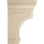 2 1/2"W x 8"D x 12"H Extra Large Gomez Wood Bracket, Rubberwood-31011719-109956000