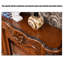 European-style luxury carved fireplace with solid wood-149197983-149197982