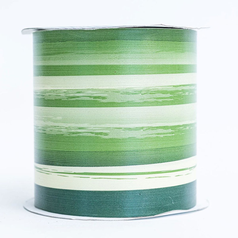 Ruban rayé, Jaune / vert