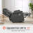 26.4" Seat Width Power Recliner Lift Chair with Massage and Heat, Faux Leather-1152112838