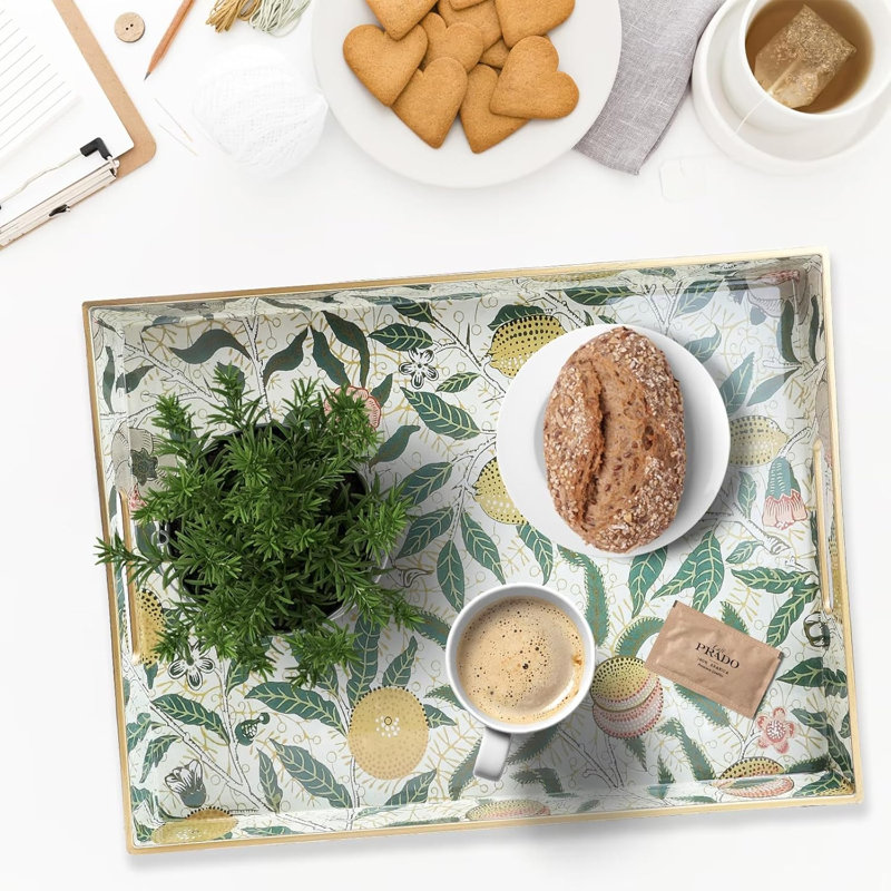 Plastic Serving Tray With Handles