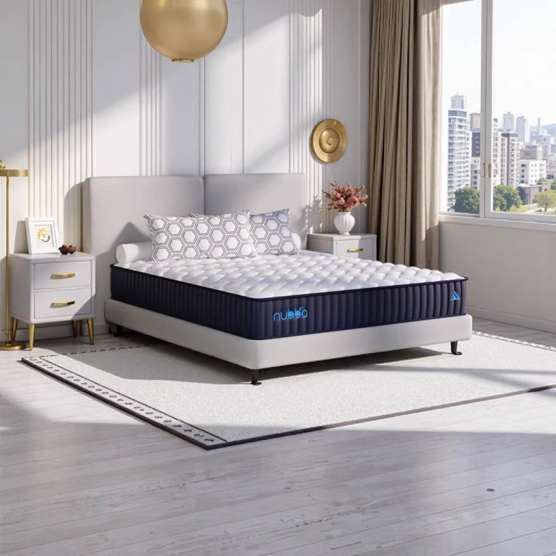 Matelas hybride haut de gamme pour grand lit NUBBA 12 po - mi-ferme, Grand lit