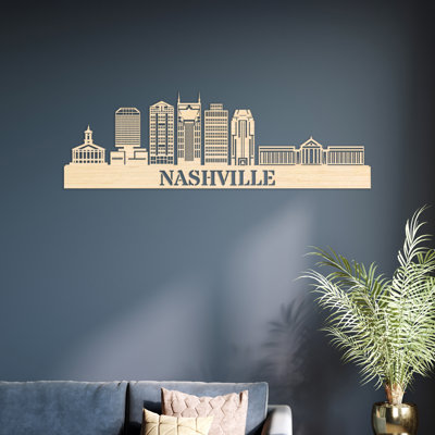 Handmade Cities & Countries Wall Decor on Solid Wood