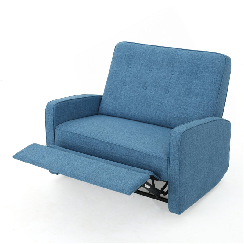 Fauteuil inclinable manuel 47 po de largeur, Bleu