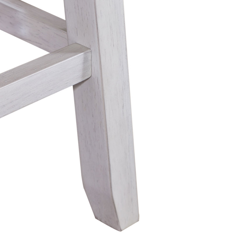 Tabouret de comptoir pivotant 24 po Keswick, Blanc
