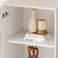 Armoire de rangement, vitrine avec porte en verre trempé, tiroirs et une tablette réglable-1101793469