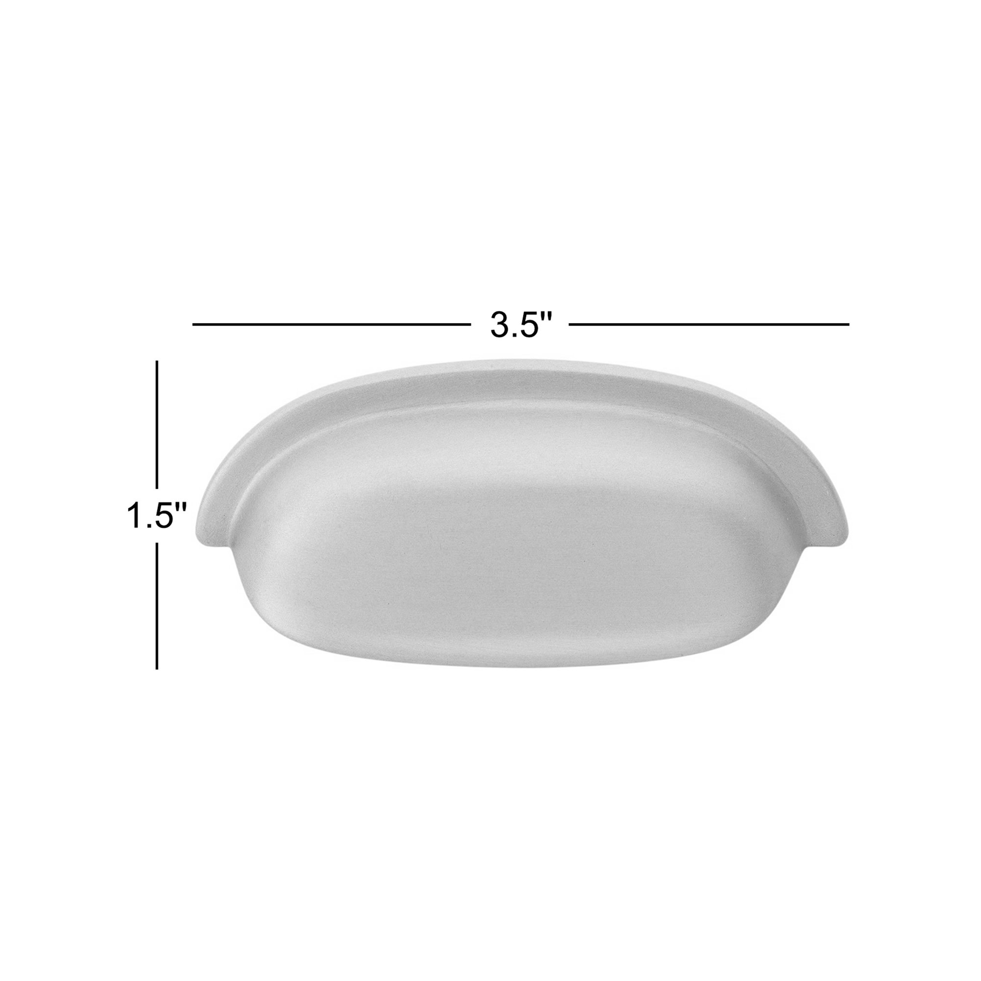 2 1/2" Center to Center Cup/Bin Pull Multipack, Satin Gold