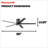 Graceshire 60" Matte Black Ceiling Fan with LED Light and Remote-122613079-122613080