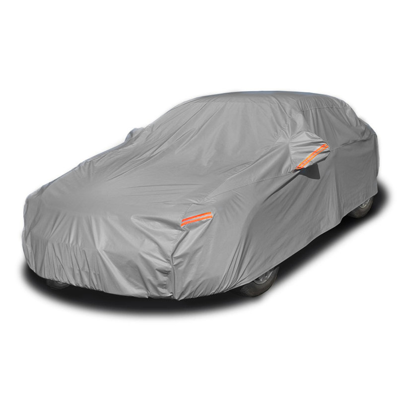 Elastic Mildew Resistant Automobile Cover By ANMINY, Gray