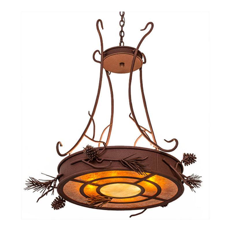 Woodland Pine 4 - Light Chandelier