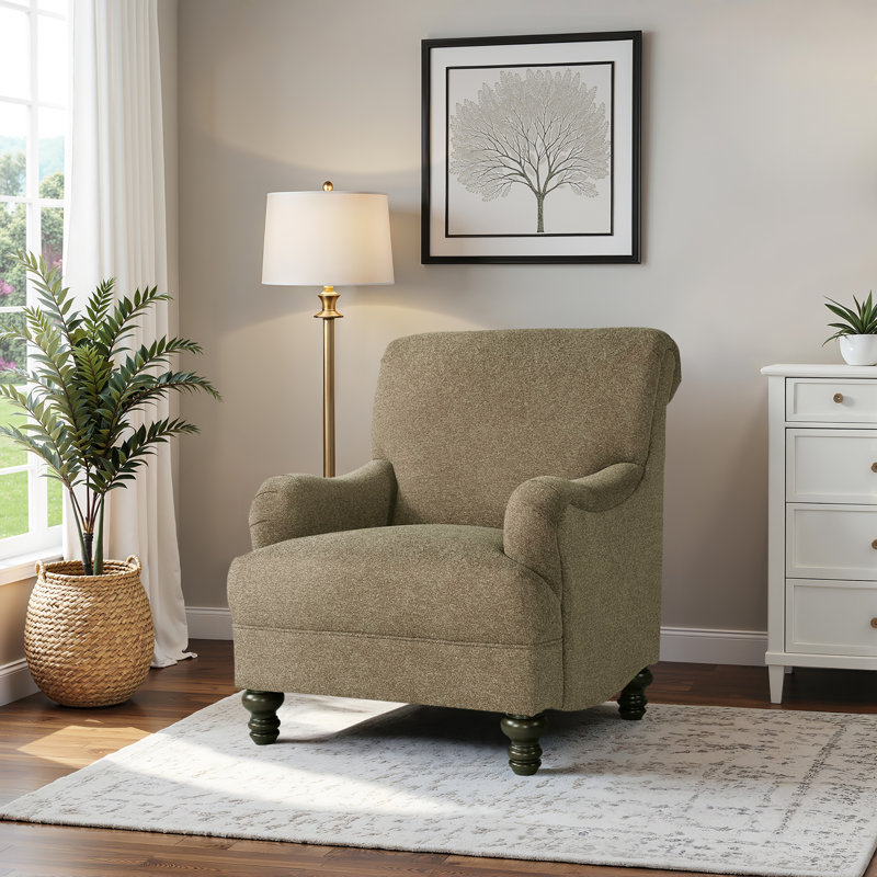 Fauteuil en polyester de 33,5 po de largeur Tylor, Teck Sonic 100% polyester