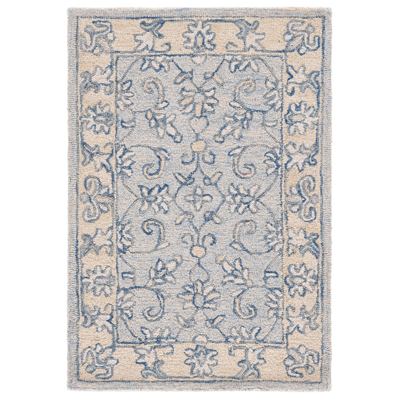 Wool Hand Tufted Area Rug, Rectangle 61 X 91
