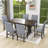 Nachel 6 - Person Extendable Dining Set
