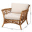 Chaise de style traditionnel décontracté