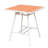 Square Teak Outdoor Bar Table