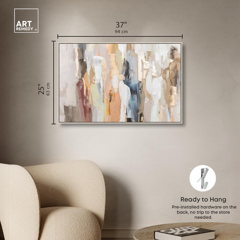 «Inner World III Boho Decor», reproduction d'art sur toile par Art Remedy, H 36 po x l 24 po, Cadre argenté