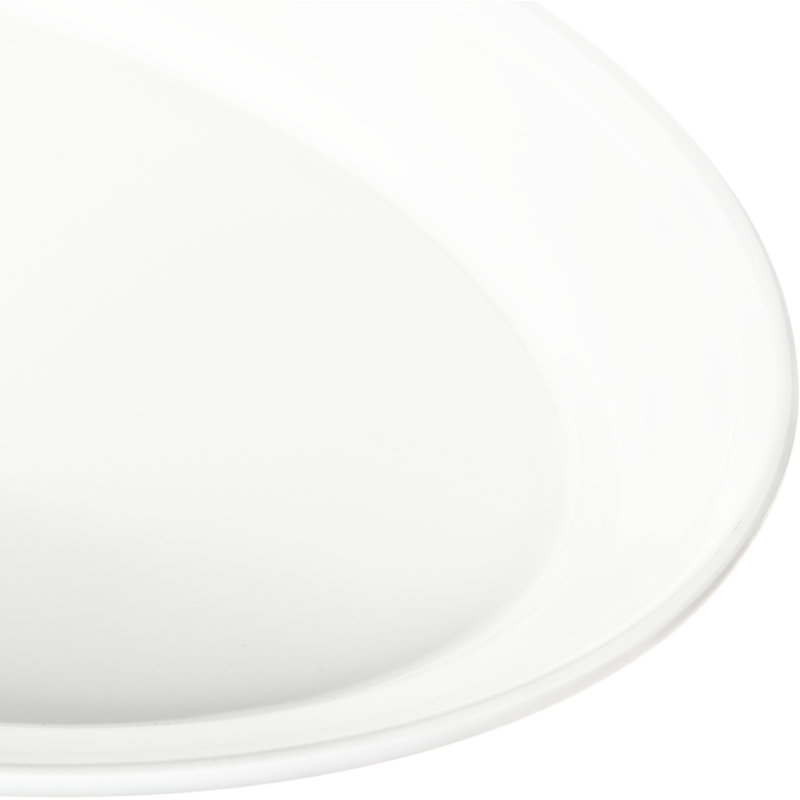 Plateau ovale en mélamine, l 8,5 po x P 12,5 po