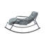 Chaise berçante, fauteuil oscillant rembourré