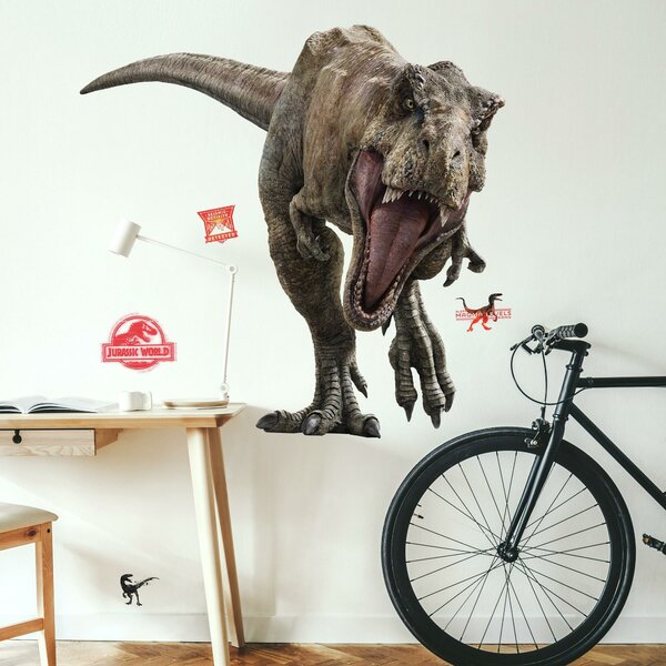 Room Mates Jurassic World Fallen Kingdom T-Rex Giant Peel and Stick ...