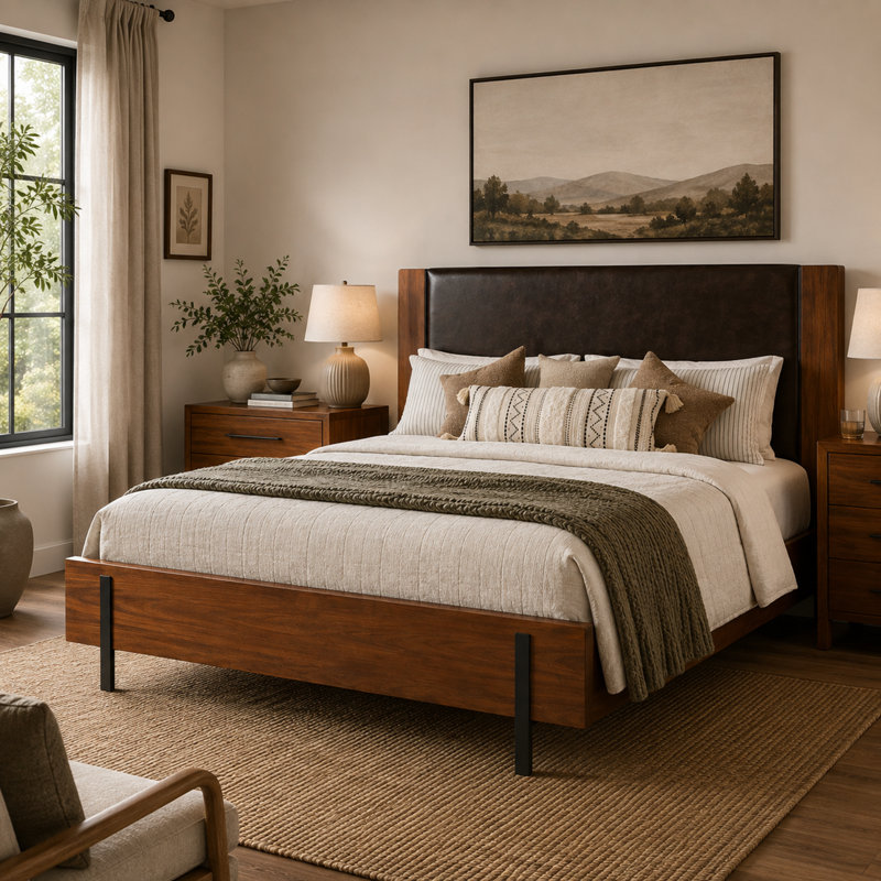 Ashland Upholstered Bed, Queen