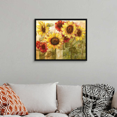 «Sunflower's Delight», art mural sur toile