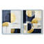 ABSTRACT Series DLVIII - Impression encadrée de qualité supérieure - prête à être accrochée - aucun clou requis - aucun clou requis-108030467-108030468