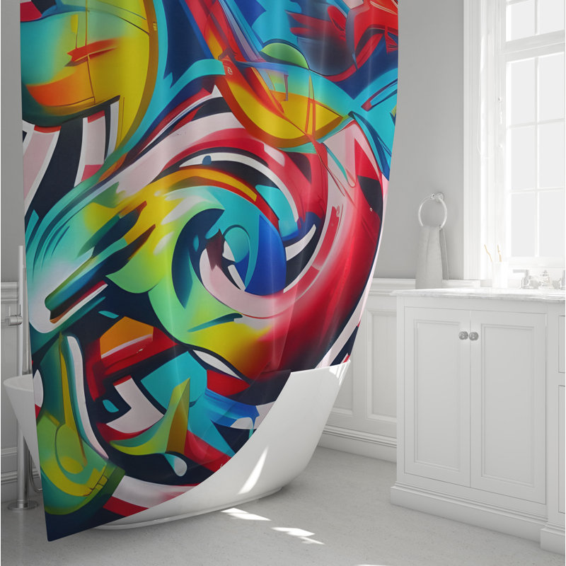Rideau de douche Claron, H 72 po x l 70 po