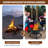 32'' Round Steel Fire Pit Log Grate