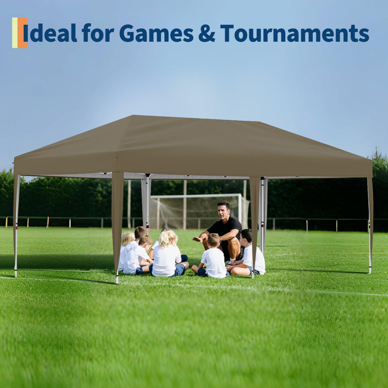 10x20 ft Pop Up Canopy - Event Tent with Sidewalls / Awning,Waterproof, Windproof Party Tent for Outdoor Events, Parties, Camping