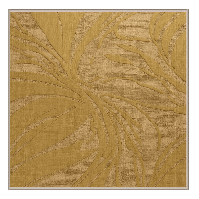 Tapis abstrait lavable à la machine, Carré 4 pi