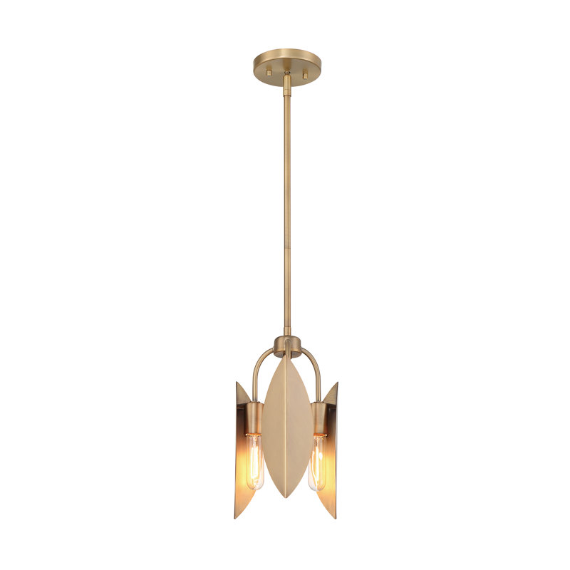 Kofel 3 - Light Old Satin Brass Unique/Statement Pendant