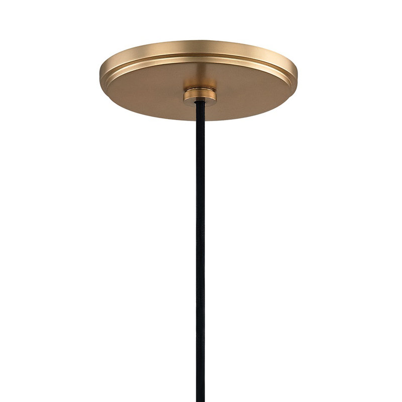 Breton 1 - Light Single Pendant, Aged Brass